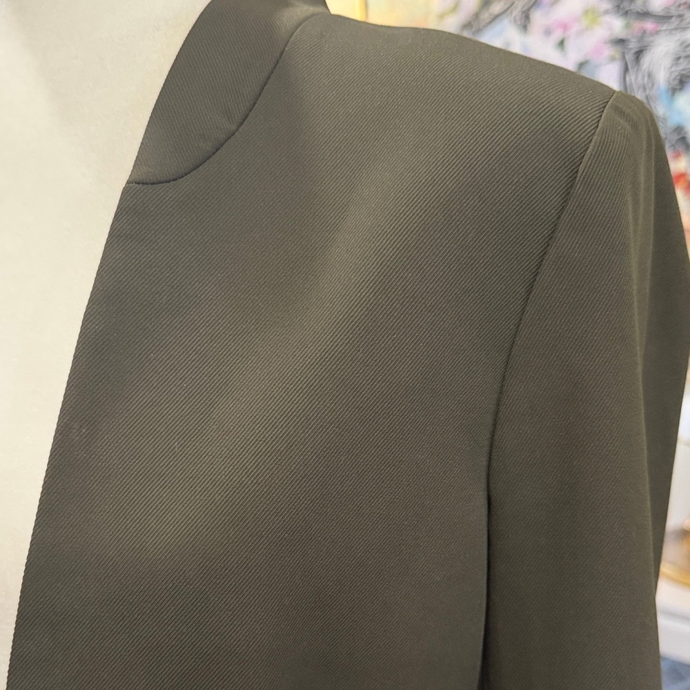 Alex Marie Dark Olive Green Women's Blazer Size 10 - Picture 2 of 11